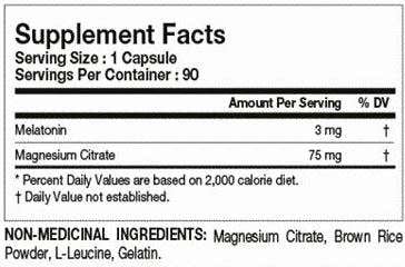 tested-nutrition-melatonin-3-mg-melatonina-tabela-nutricional-corposflex